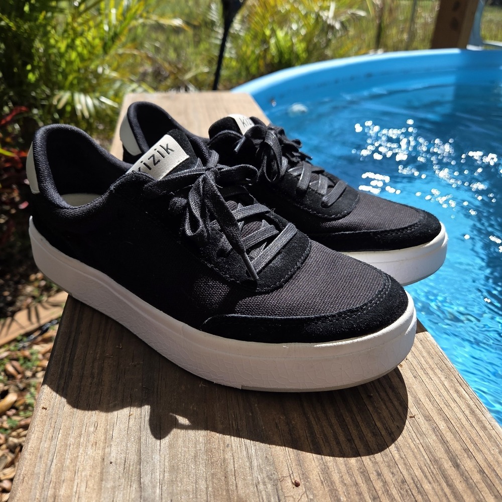 Kizik Prague Shoes Women's 9 Mens 7.5 Black Hands Free Casual Sneakers - Picture 2 of 11